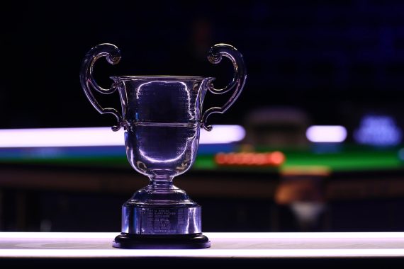 The English Amateur Snooker Championship trophy.