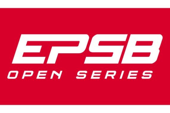 EPSB Open Series red logo with white text within it.