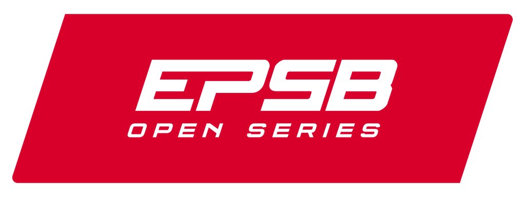 EPSB Open Series red logo with white text within it.